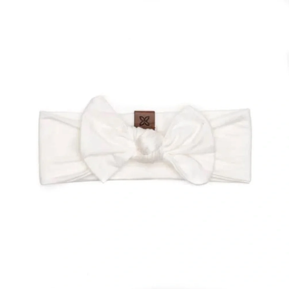 NWT Knotted Bow Headband - Natural